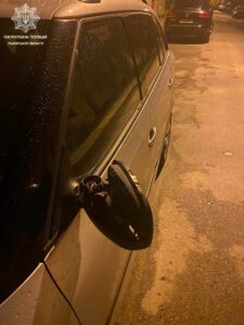 Робота поліції на місці ДТП
