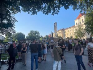 Мітинг у Львові — фото: Олег Довганик, Четверта студія
