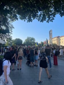 Мітинг у Львові — фото: Олег Довганик, Четверта студія